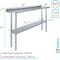 Amgood 14 in. x 60 in. Stainless Steel Work Table with 1.5 in. Backsplash WT-1460-BS-Z - alternate 6
